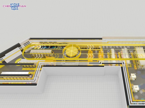 3D store layout design for claw machine shop 9