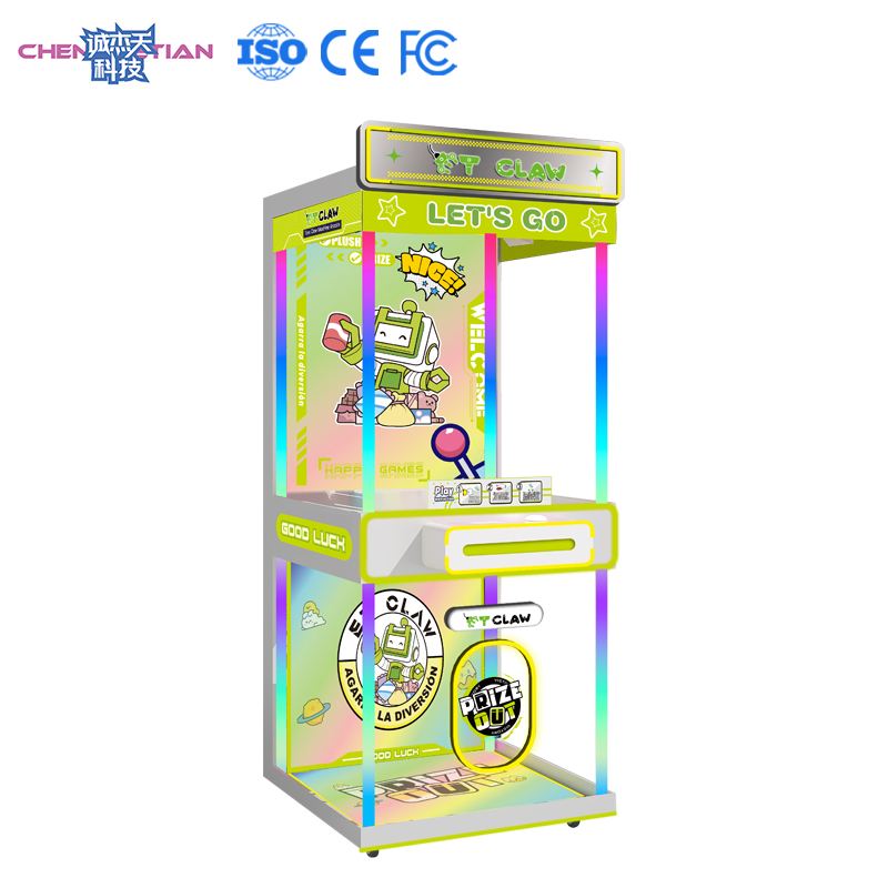 40-clip arcade Clip Prize Machine yellow