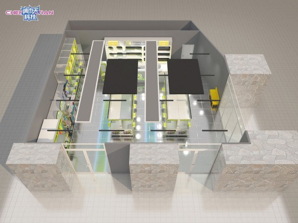 3D store layout design for claw machine shop 8