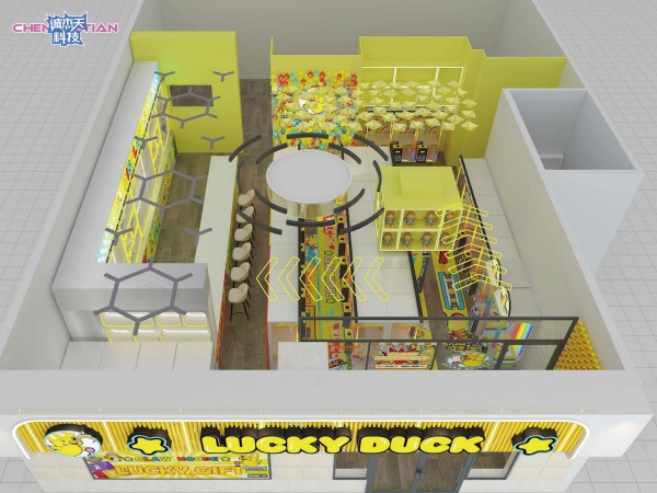 3D store layout design for claw machine shop 7