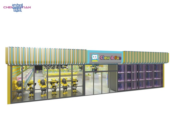 3D store layout design for claw machine shop 5