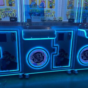 Chengjietian Gen 2 claw machine lower cabinet with prize outlet and reinforced base structure