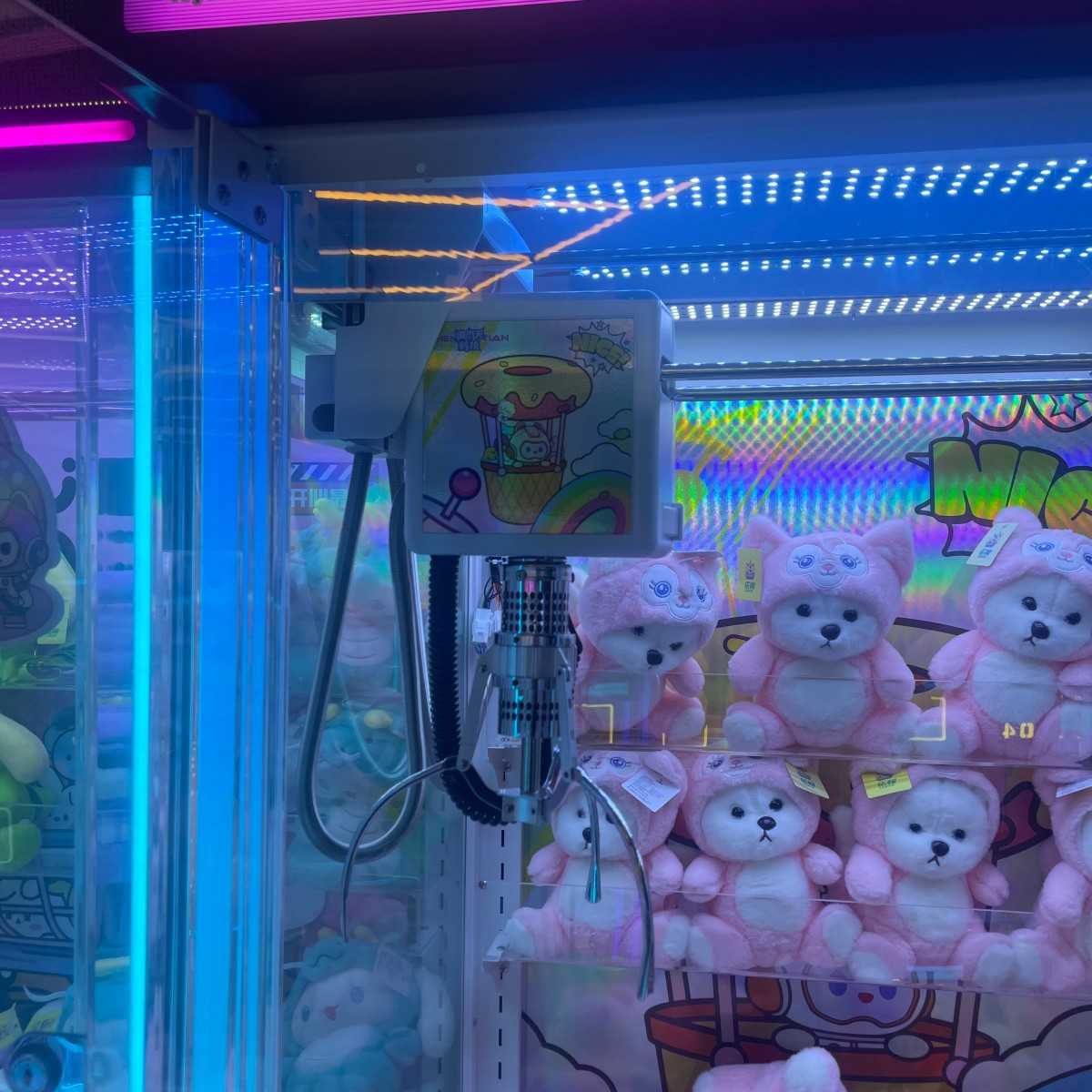 Chengjietian Gen 4 claw machine 180mm claw close-up for 7–9 inch plush toys