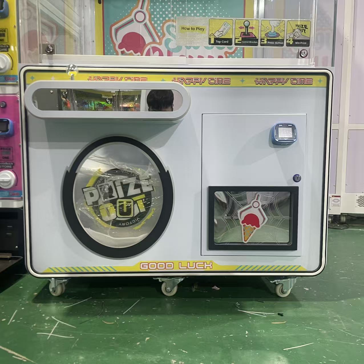 Gen 5 giant claw machine lower cabinet structure